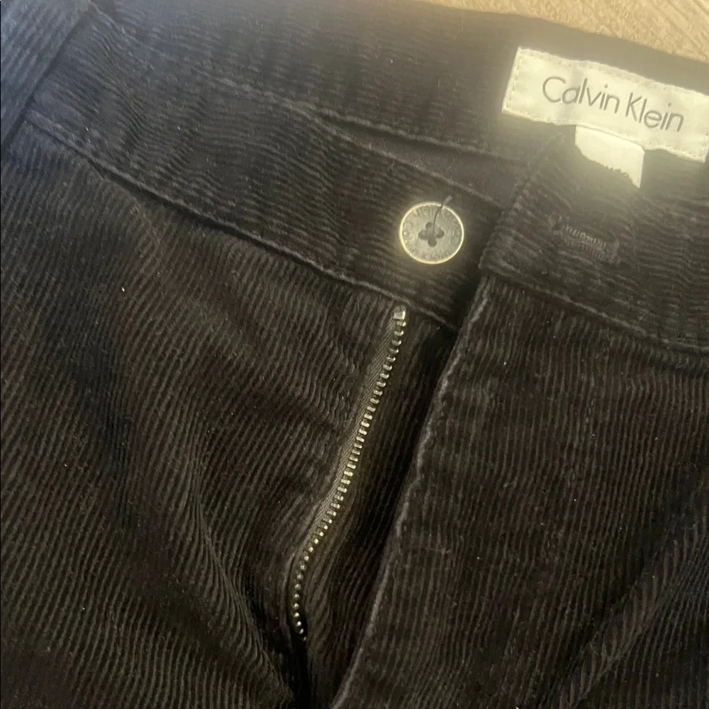 Calvin Klein Dark Corduroy Trousers